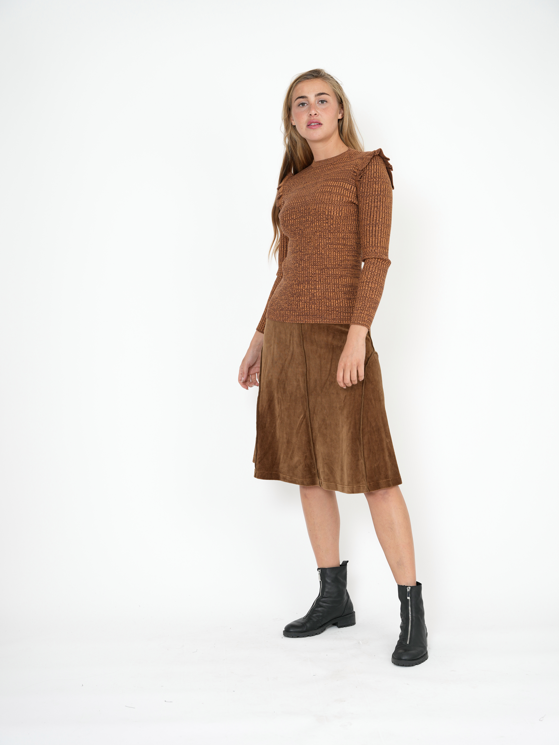 Knit Crew Top in by NOX-NY