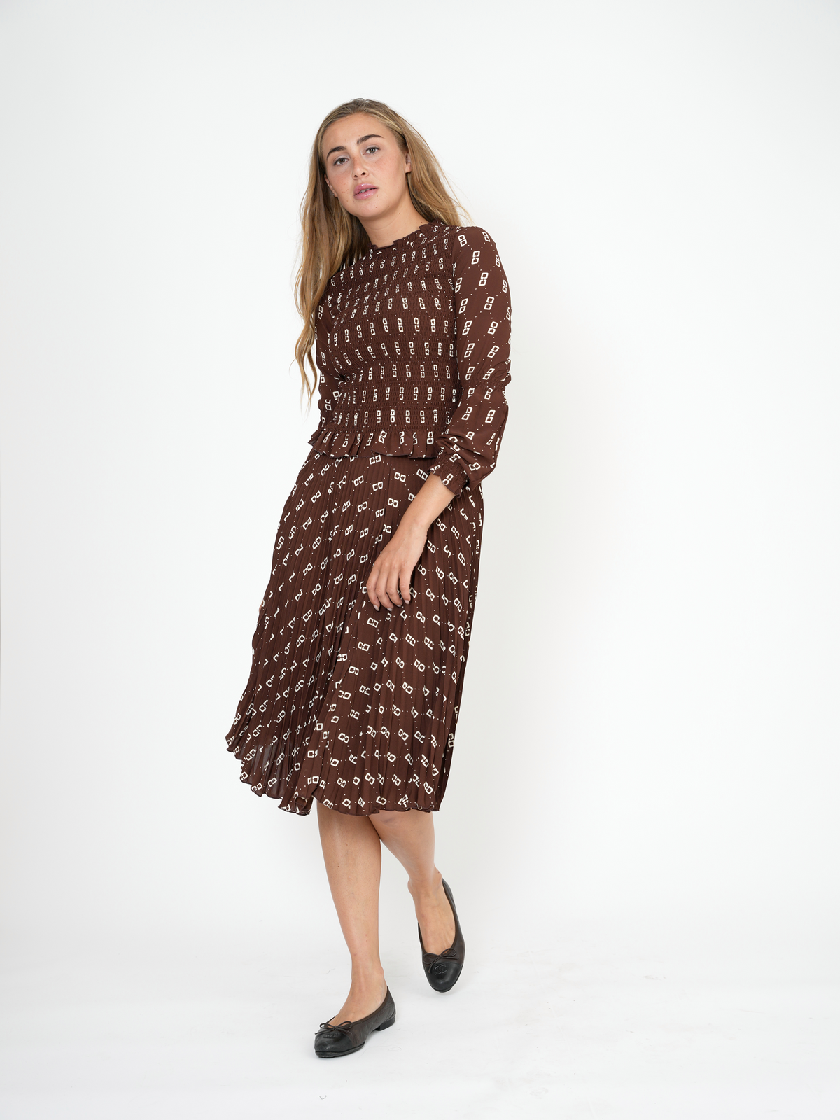 Hook Print 2pc Set in by Ginger